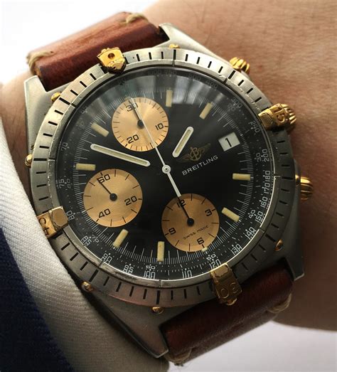 breitling vintage chronograph watch|breitling chronomat watch price.